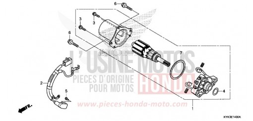 STARTING MOTOR CRF110FK de 2019